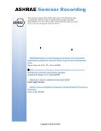 Seminar 64 — Net Zero from Foundation to Financing: Residential Buildings