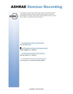 Seminar 48 — The Philosophy and Ethics of the Different Building Industry Professionals