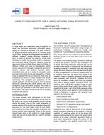 Using Python and Eppy for a Large National Simulation Study