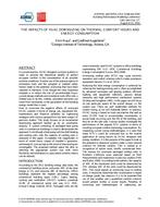 The Impacts of HVAC Downsizing on Thermal Comfort Hours and Energy Consumption