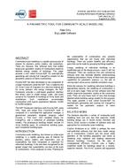 A Parametric Tool for Community-Scale Modeling