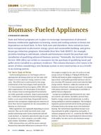 IEQ Applications:  Biomass-Fueled Appliances