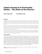 Indoor Exposure to Particulate Matter – The State of the Science