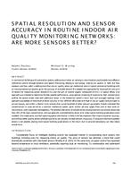 Spatial Resolution and Sensor Accuracy in Routine Indoor Air Quality Monitoring Networks: Are More Sensors Better?