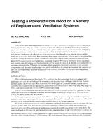 Testing a Powered Flow Hood on a Variety of Registers and Ventilation Systems