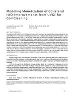 Modeling Monetization of Collateral IAQ Improvements from UVGI for Coil Cleaning