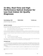 In-Situ, Real-Time, and High-Performance Optical Analyzer for Low-Cost Indoor Air Quality Diagnoses