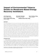 Impact of Environmental Tobacco Smoke on Membrane-Based Energy Recovery Ventilators