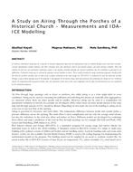 A Study on Airing though the Porches of a Historical Church–Measurements and IDA-ICE Modelling