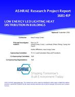 RP-1681 — Low Energy LED Lighting Heat Distribution in Buildings