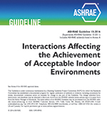 Guideline 10-2016 — Interactions Affecting the Achievement of Acceptable Indoor Environments