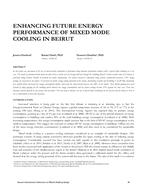 Enhancing Future Energy Performance of Mixed Mode Cooling in Beirut