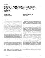ST-16-022 — Melting of PCM with Nanoparticles in a Triplex-Tube Thermal Energy Storage System