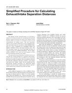 ST-16-005 — Simplified Procedure for Calculating Exhaust/Intake Separation Distances