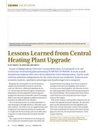 HVAC Applications:  Lesson Learned from Central Heating Plant Upgrade