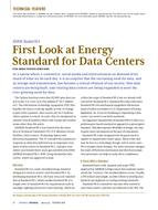 ASHRAE Standard 90.4: First Look at Energy Standard for Data Centers