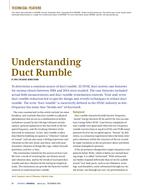 Understanding Duct Rumble