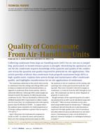 Quality of Condensate from Air-Handling Units