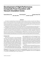 Development of High-Performance Composite Foam Insulation with Vacuum Insulation Cores