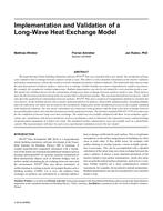 Implementation and Validation of a Long-Wave Heat Exchange Model