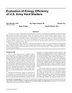 Evaluation of Energy Efficiency of U.S. Army Hard Shelters