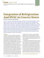 Engineer's Notebook: Integration of Refrigeration and HVAC in Grocery Stores