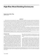 High-Rise Wood Building Enclosures