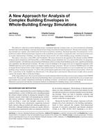 A New Approach for Analysis of Complex Building Envelopes in Whole-Building Energy Simulations