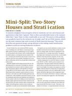 Mini-Split: Two-Story Houses And Stratification