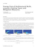 LV-17-C033 — Energy Cost of Architectural Walls around a Cooling Tower and Mitigation Measures
