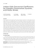 LV-17-C080 — Indoor-Side Convection Coefficients for Complex Fenestration Systems with Roller Blinds