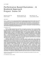 LV-17-C035 — Performance-Based Outcomes–A Bookend Approach Project: Stone 34