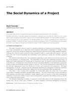 LV-17-C061 — The Social Dynamics of a Project