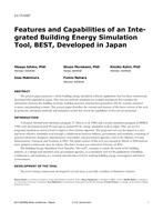 LV-17-C027 — Features and Capabilities of an Integrated Building Energy Simulation Tool, BEST, Developed in Japan