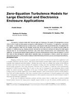 LV-17-C078 — Zero-Equation Turbulence Models for Large Electrical and Electronics Enclosure Applications