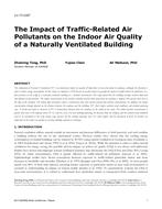 LV-17-C057 — The Impact of Traffic-Related Air Pollutants on the Indoor Air Quality of a Naturally Ventilated Building