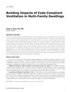 LV-17-C051 — Building Impacts of Code-Compliant Ventilation in Multi-Family Dwellings