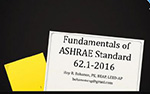 Fundamental Requirements of Standard 62.1-2016