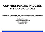 Commissioning Process & Standard 202