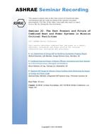 Seminar 22 — The Past Present and Future of Combined Heat and Power Systems in Mission Critical Facilities
