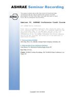 Seminar 02 — ASHRAE Conference Crash Course