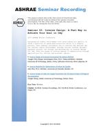 Seminar 63 — Inverse Design: A Fast Way to Achieve Your Goal in IAQ