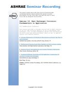 Seminar 16 — Heat Exchanger Corrosion: Fundamentals to Application