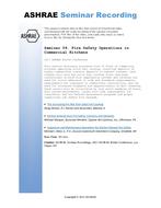 Seminar 09 — Fire Safety Operations in Commercial Kitchens