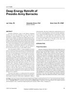 LV-17-005 — Deep Energy Retrofit of Presidio Army Barracks