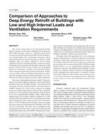 LV-17-004 — Comparison of Approaches to Deep Energy Retrofit of Buildings with Low and High Internal Loads and Ventilation Requirements
