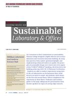 2017 ASHRAE Technology Awards: Sustainable Laboratory & Offices