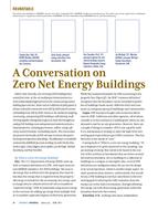 A Conversation on Zero Net Energy Buildings