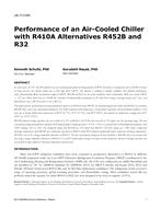 LB-17-C049 — Performance of an Air-Cooled Chiller with R410A Alternatives R-452B and R-32