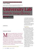 2017 ASHRAE Technology Awards: University Lab: Model for Energy Efficiency